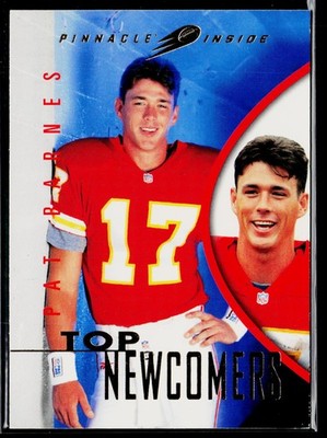 Pat Barnes 1997 Pinnacle Inside #129 Rookie Kansas City Chiefs