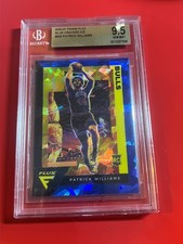 2020-21 Panini Flux Patrick Williams RC Blue Cracked Ice Rookie #209 BGS 9.5 GEM