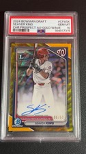 2024 Bowman Draft Chrome Auto Seaver King #CPA-SK Gold Wave /50 Nationals
