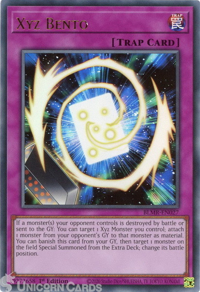 BLMR-EN027 Xyz Bento :: Ultra Rare 1st Edition Mint YuGiOh Card