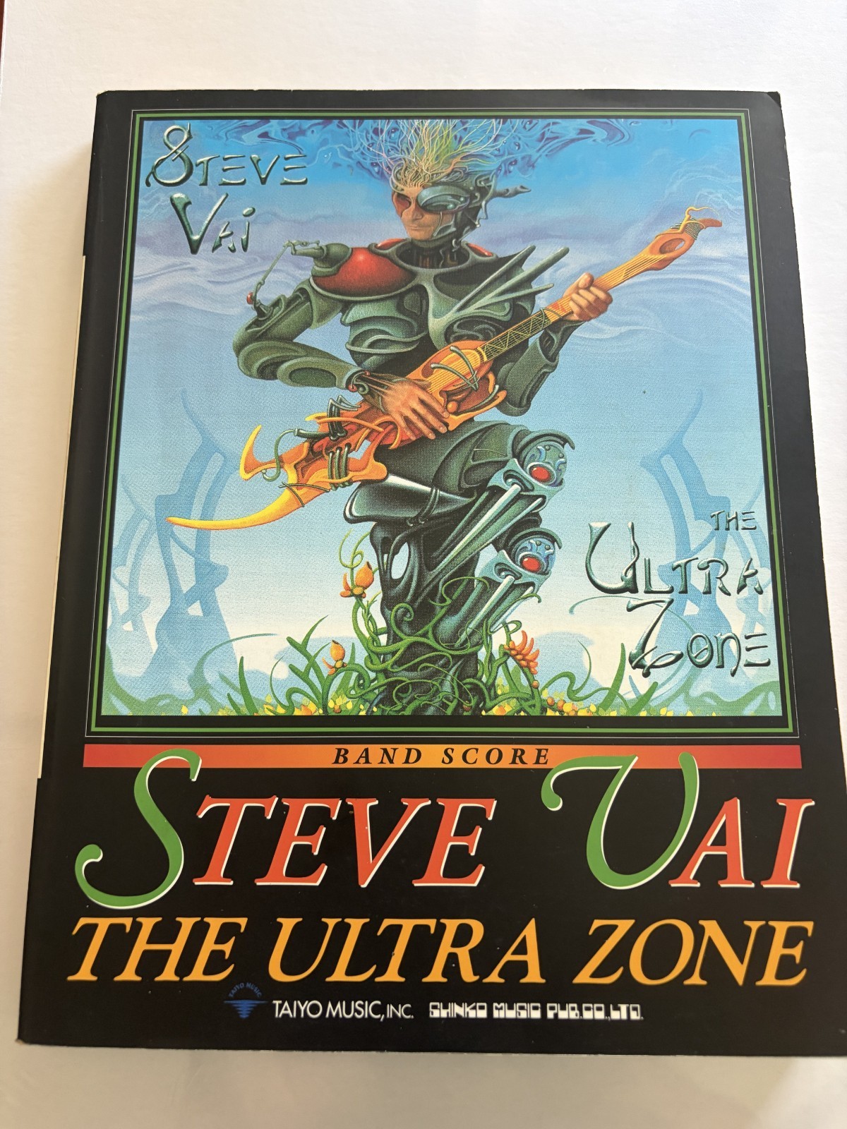 Steve Vai - Band Score - The Ultra Zone - Taiyo Music & Shinko - Japan