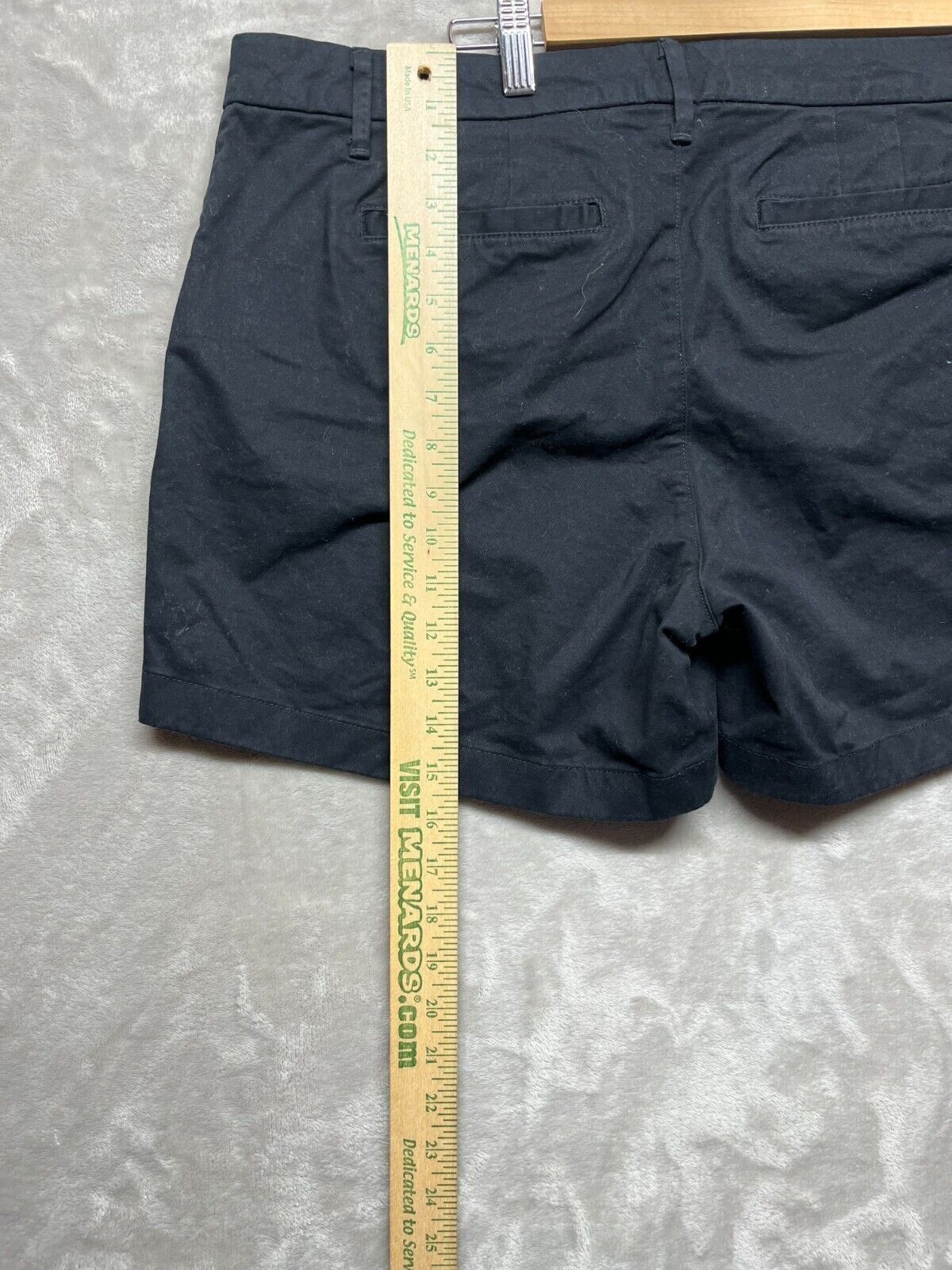 Tommy Hilfiger Hot Pants Short Women's Size 14 HighRise Slash Pockets Flat Front