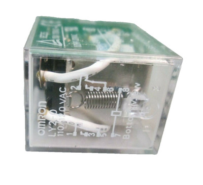 Omron LY2-0 Relay 10A 8Pin 110/120VAC NEW