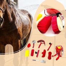 11x Horse Grooming Kit Horses Care Supplies Gift Bathing Sponge Professional