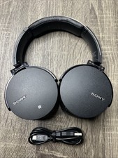 Sony MDR-XB950BT Wireless Bluetooth Over Ear Headphones Black Extra Bass