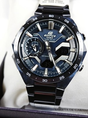 Casio Edifice Herrenarmbanduhr Blau ECB-2200CB-2AEF NEU OVP