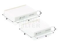 MANN-FILTER CU21000-2 Filter, Innenraumluft für CITROËN DS PEUGEOT