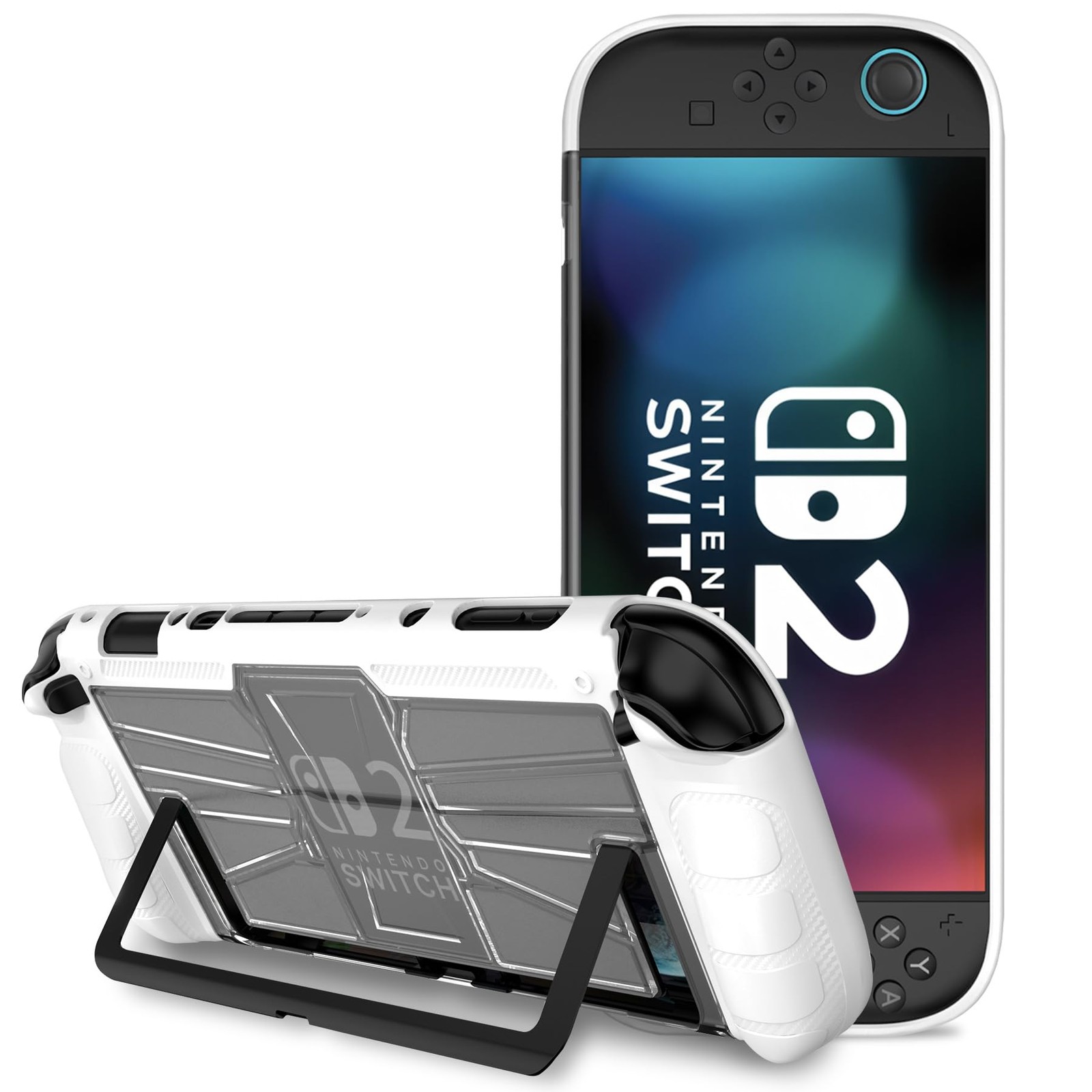 Protège Écran et Châssis Switch 2 - Coque Antichoc TPU pour Éviter les Fissures