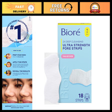 Ultra Strength Blackhead Remover Pore Strips - 18 Count, C-Bond Technology, Oil-