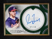 2022 Transcendent Collection Image Variation Emerald 7/15 Greg Maddux Auto k4s
