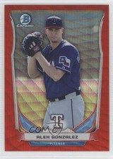2014 Bowman Draft Top Prospects Chrome Red Wave Refractor 3/25 Chi Gonzalez 0f6