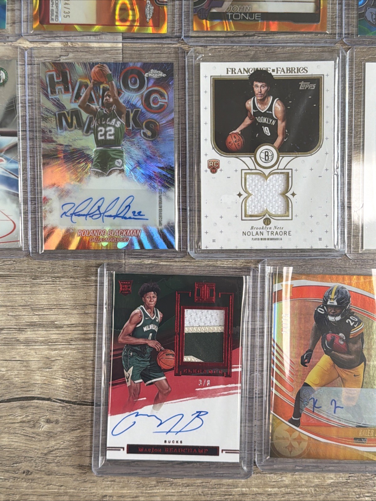 (26) Card Auto/Patch Lot National Treasures RPA Chrome Lava Lamp Rookie Prizm view 9
