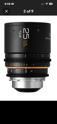DULENS APO Triassic Prime 25mm T2.8 Cinema Lens for ARRI PL Mount Full Frame MF