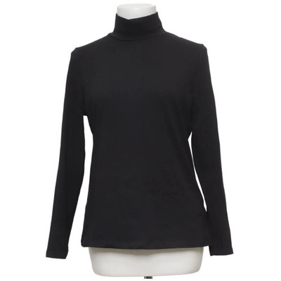 Marks & Spencer, Rollkragenpullover, Größe: 40, Schwarz, Baumwolle/Elasthan #EOw
