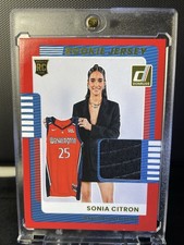 2025 Donruss WNBA Sonia Citron Rookie Jersey Patch #15 Red DC  Mystics 🏀