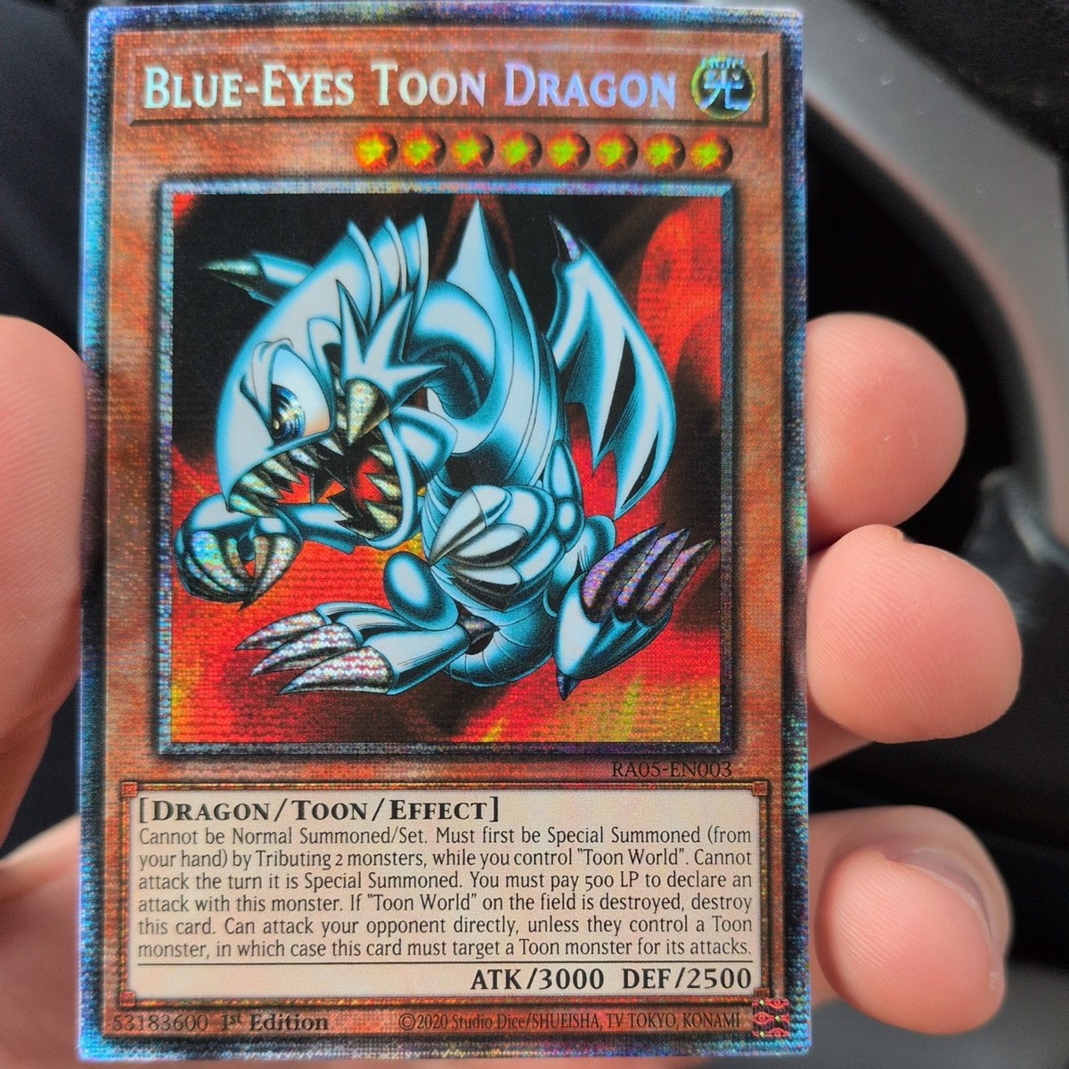 Blue-Eyes Toon Dragon -Starlight Rare Rarity Collection 5 (RA05