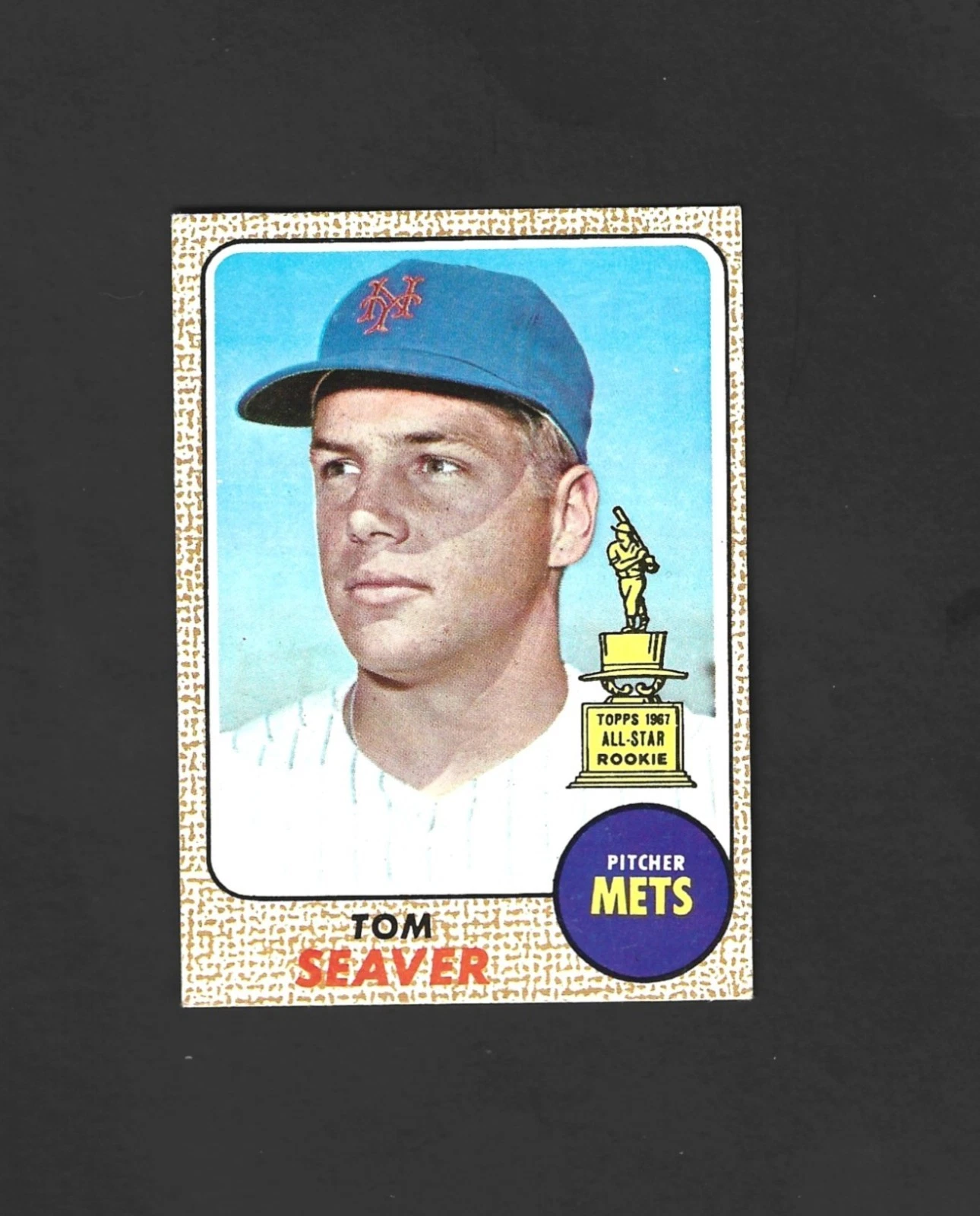 1968 Topps Baseball - Tom Seaver HOF #45 - New York Mets  No Creases  @