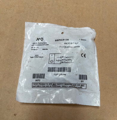 Micro Detectors   SSP/CP-1H   M18 Photoelectric Sensor, Polarised Reflect, PNP