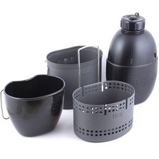 BCB Mk2 The Crusader Juego de Cocina 6 Piezas Estufa de Arranque de Fuego OTAN Taza Cantimplora Bolsa