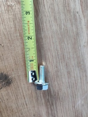 (100 Pcs) 5/16-18x3/4 Grade 5 Hex Serrated Flange Bolts Screws (FT) Zinc Clear