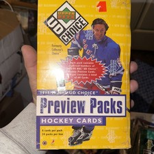 Upper Deck 1998/99 UD Choice Hockey Preview Packs Factory Sealed. 24 Packs