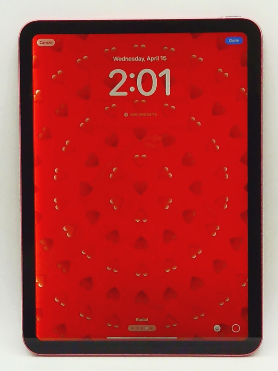 APPLE IPAD A2696 10TH Gen 256GB Red Tablet Set Complete w/ Pen