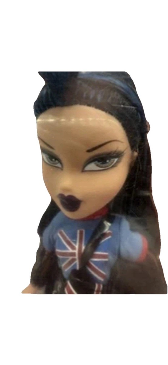 Bratz 2005 World Destination 2 London Pretty N Punk Jade Doll MGA