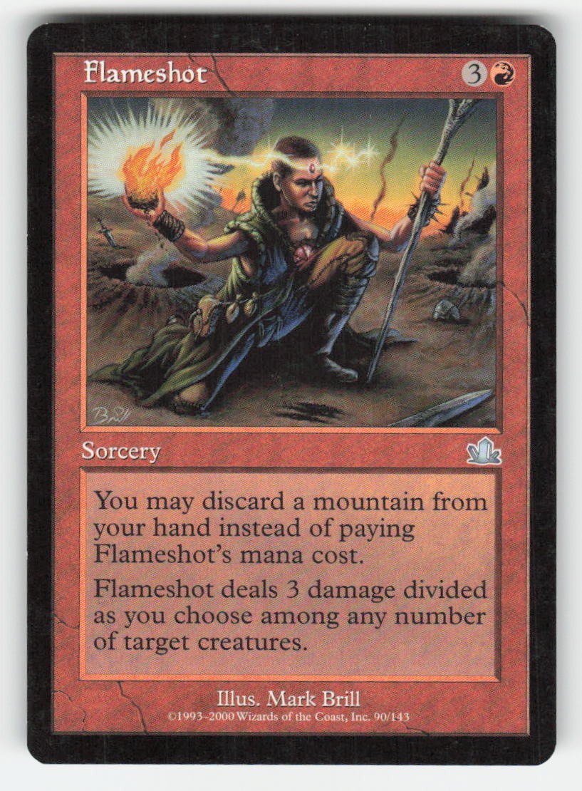 2000 Flameshot Prophecy 90 MTG