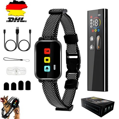 Antibell Hundehalsband Anti-Bellhalsband Hund 800M Reichweite USB-C 4-Modi NEU
