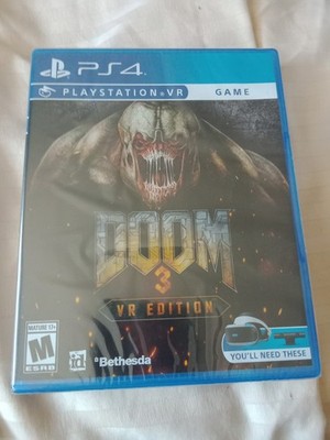 Doom 3 VR Edition PlayStation 4 PS4 Brand New Factory Sealed PSVR