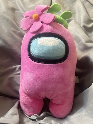 Among Us Pink 12'' Plush Toikido Flower Official Licensed Amongus  Toy gift