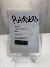 2025 Panini Silhouette - Karl Mecklenberg & Marcus Allen VS 1 On 1 Booklet Auto