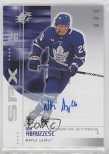 2022-23 SPx 2002-03 Retro Rookies Lunar Waves Nicholas Abruzzese Nick Auto a2j