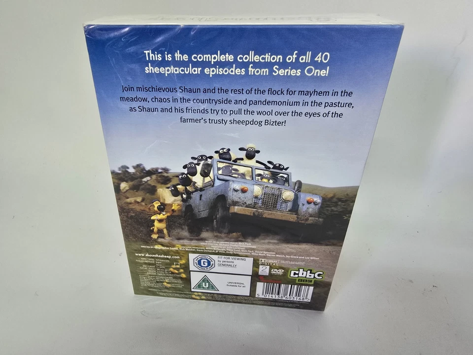 Shaun The Sheep Series 1 DVD NEW SEALED Complete UK Region 2 Aardman 5 Discs - Image 4 of 4