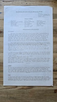 THE OFFICIAL DAVE CLARK FIVE fan club newsletter 1970 with interviews & news