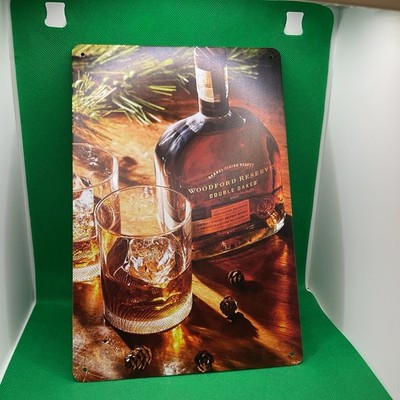Woodford Reserve Double Oak Kentucky Bourbon-Metal Bar Sign