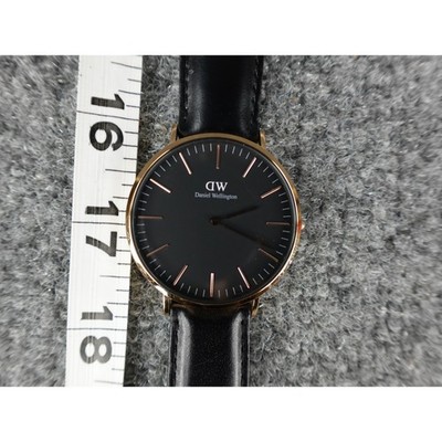Daniel Wellington Classic 40mm Black Dial Rose Gold Tone Watch 
