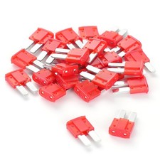 25Pcs 10 Amp Micro2 Car Fuses, 10A Automotive Blade Fuse for Red