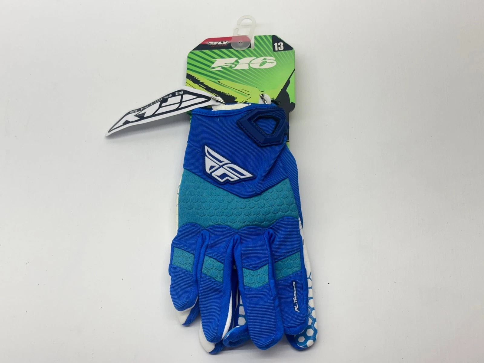 Fly Racing Men's Gloves 3XL Blue White XXXL Riding Hand Gear Protection MX