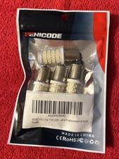 1 Pack of 4 VEHICODE 1156 1141 LED Amp Replacement pack of 4 New Bulbs 4 Pack