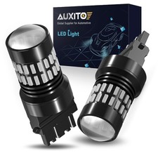 Auxito 3157 3156 Led Red Brake Turn Signal Light Bulb Canbus Anti Hyper Flash 2x