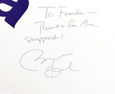 Barack Obama SIGNED Senate Campaign Rally Placard PSA Illinois Labor President