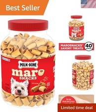 MaroSnacks Small Dog Treats With Bone Marrow, 40 Ounce Container