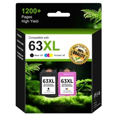 63XL Ink Cartridge for HP 63 XL ENVY 4516 4520 4522 DeskJet1110 1111 1112 2130