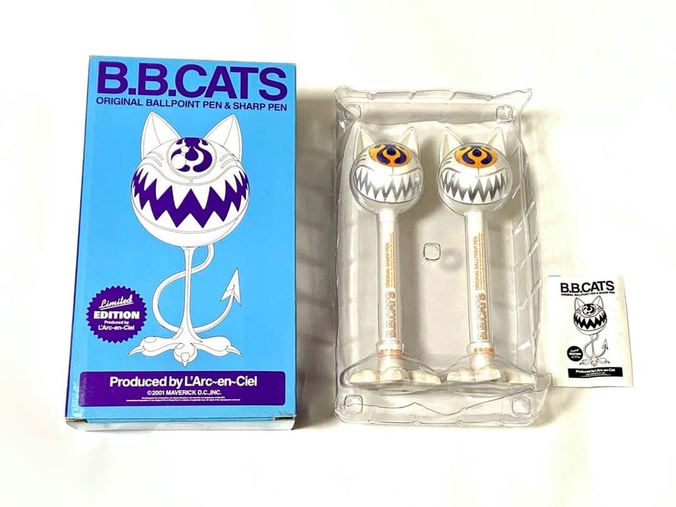 L'Arc-en-Ciel B.B.CATS Ballpoint Pen Sharp Pen & Tape Dispenser Set | eBay