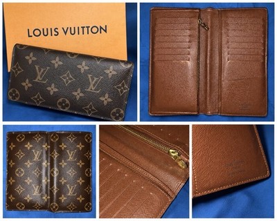 Original Louis Vuitton Brazza Geldbörse Monogram Canvas   Sehr guter Zustand