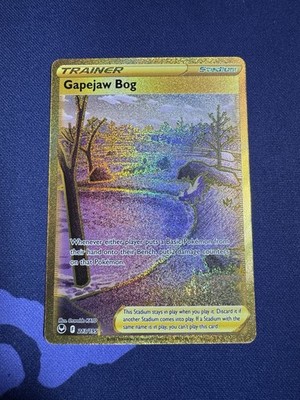 Gapejaw Bog - 213/195 - Secret Rare Sword & Shield: Silver Tempest Pokemon NM
