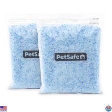 Premium Crystal Cat Litter - Non-Clumping, Less Dust  Tracking - 8.6 lbs Total
