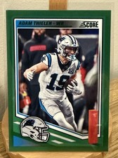 2025 Score - Adam Thielen #21 ✳️Green Parallel✳️ - Panthers - Vikings - Steelers