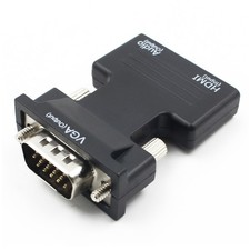 HDMI to VGA Adapter with Audio Female HDMI to Male VGA Converter Laptop To TV vq